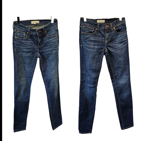 Madewell Denim - 2 Pairs MADEWELL Jeans‎  8" Rise Skinny 23 &24 Skinny Jeans